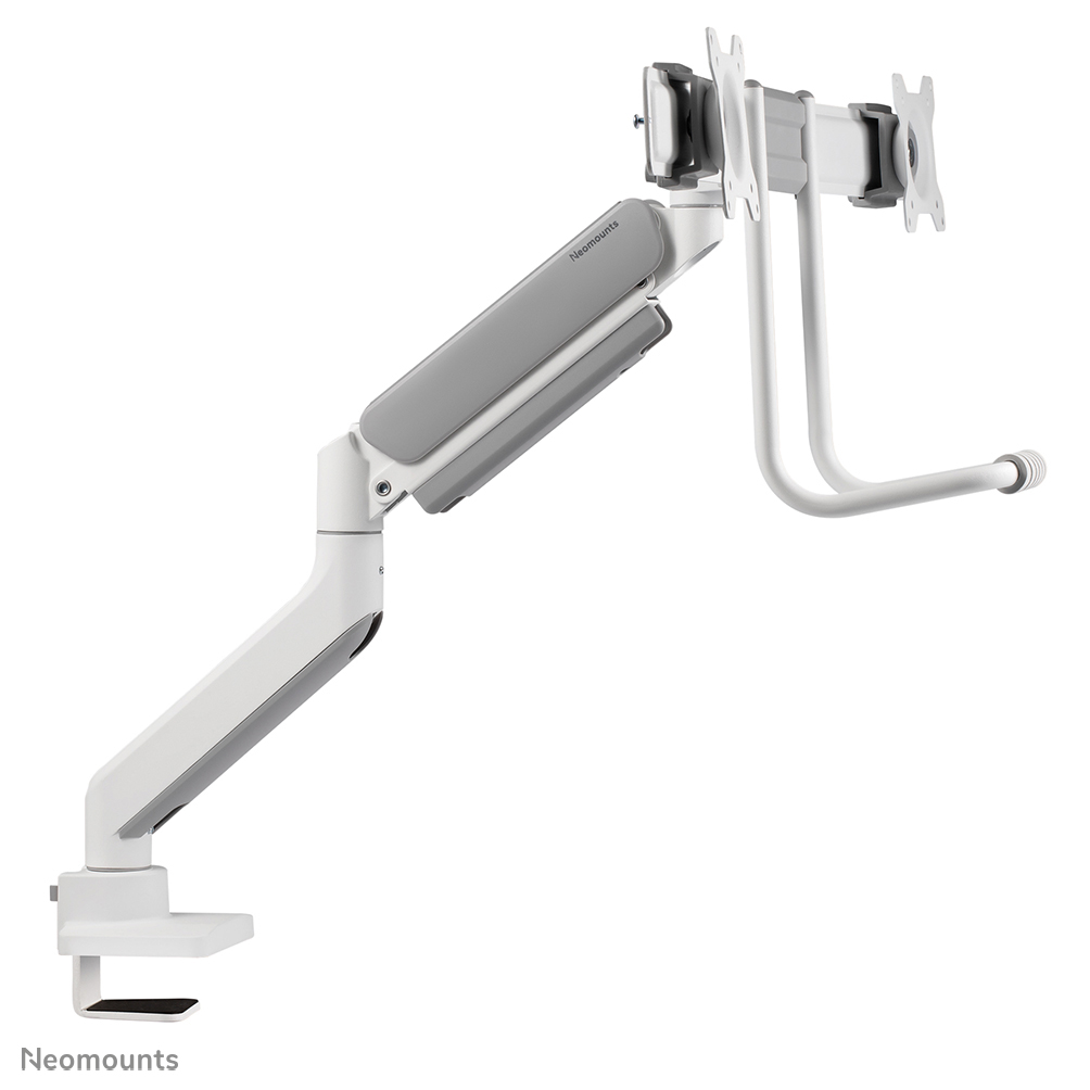 Neomounts DS75-450WH2 Monitorarm 17-32" - Gasfeder - Topfix - 180°-Stopp